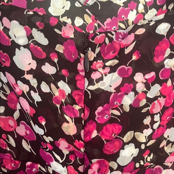 White House Black Market Pink and Black Dress Size 8 - Picture 6 of 8